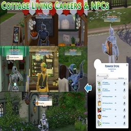 Carreras en la casa de campo + NPC TRADUCCION ESPAÑOL / Cottage Living Careers + NPCs
