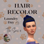 Hair Recolor Band Messy Bun logo