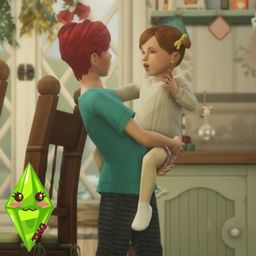 Siblings pose pack logo
