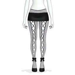 ★ FISHNET BOW TIGHTS !