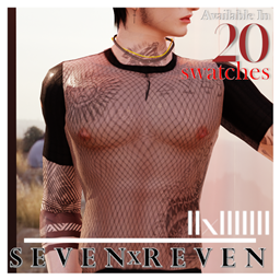 See Through Fishnet Mesh Undershirt (Acc Tights and Shirt)