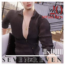 Rolled Up Long Sleeves Unbuttoned Shirt