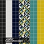 wall tiles in green and yellow logo