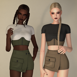 Shirt + Corset - Stylish Utility Collection