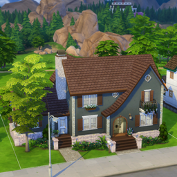 Warm Cottage Basegame home (Unfurnished)
