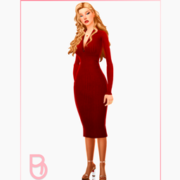 Woman Dress - Jen - Version 1