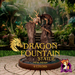 Dragon Fountain Statue