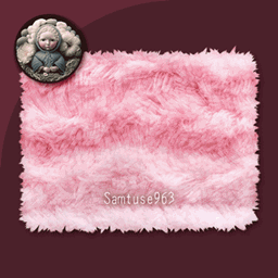 HQ Pastel Fluffy Rectangular Dance Rug #3 Samtuse963