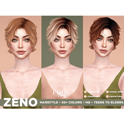 CasualSims - Zeno Females Hairstyle logo