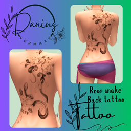 Rosesnake tattoo - Base game compatible project image