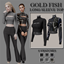 GoldFish long sleeve top logo