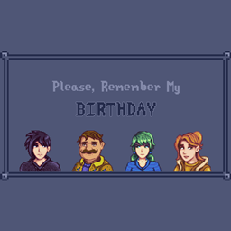 Please Remember My Birthday logo