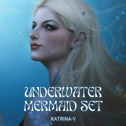 [KAT]Underwater Mermaid set logo