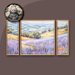 HQ Summer Landscape Triptych #2 Sellable Extra E Samtuse963 logo