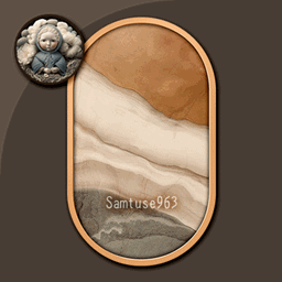 HQ Marble Oval Frame #2 Samtuse963