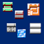 Decorative Megaman Blocks logo
