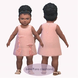 Giraffes toddler dress