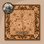 Classic Flower Square Dance Rug #4 Samtuse963 logo