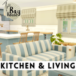 The Bay House - Kitchen & Living