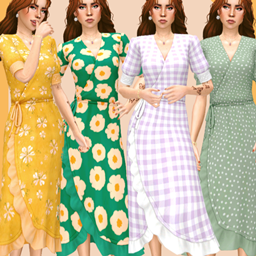 Lacey Wrap Dress logo