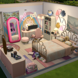 Cute Aesthetic Bedroom - The Sims 4 Rooms / Lots - CurseForge