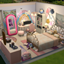 Cute Aesthetic Bedroom logo