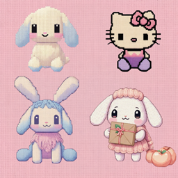 cute sticker lamps project image