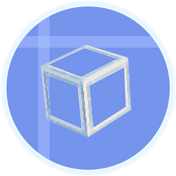 Create clear glass logo
