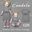 Candela toddler and infant dresses logo