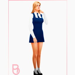 Woman Korean Uniform - So Won Long - Version 1 project image