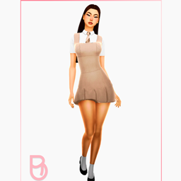 Woman Korean Uniform - So Won Short - Version 4