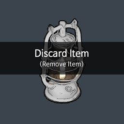 Discard Item (Remove Item)