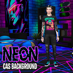 Neon CAS Background by Jochi