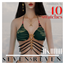 Strap Ring Link Halter Bikini Top logo