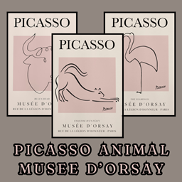 Picasso ; Animal Musée D'orsay Wall Art (recolor from Sims4luxury) logo