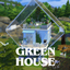 Green House - eco and simple logo