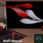 Danius modern red and white mural set - Basegame compatible logo
