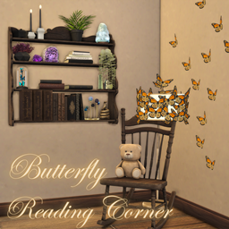 Butterfly reading corner