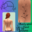 Dainty floral spinal tattoo - Basegame compatible logo