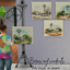 Barns and windmills easel replacement painting for in game - Basegame compatible logo