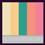 plaster walls in a bright palette with a panel logo