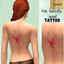 Pink butterfly spinal tattoo - Basegame compatible logo