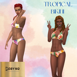 Tropical bikini - Basegame compatible logo
