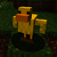 Yellow Chicken and hammer logo