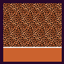 orange leopard print wall logo