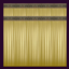 corrugated wallpaper with a beige top finish logo
