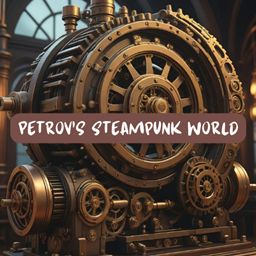 Petrov's Steampunk World (Discontinued) logo