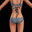 Wild Fury Back Tattoo (female) logo
