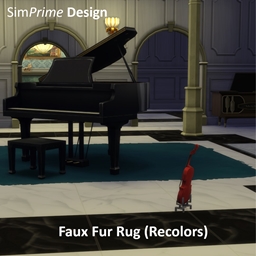 Faux Fur Rug (Recolors)