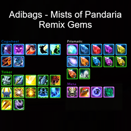 Adibags - Remix Gems for Mists of Pandaria Timerunning project image